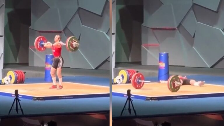 /Видео/ Турецкая штангистка потеряла сознание прямо во время подхода на Чемпионате Европы /Видео/ Турецкая штангистка потеряла сознание прямо во время подхода на Чемпионате Европы