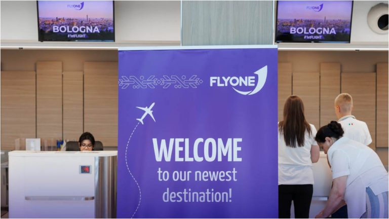 FlyOne запустил прямой рейс из Кишинева в Болонью