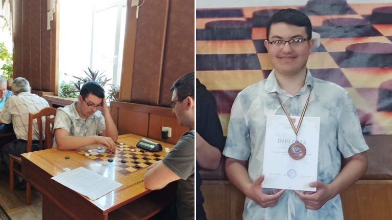 Юный шашист из Комрата стал бронзовым призером Чемпионата Молдовы 