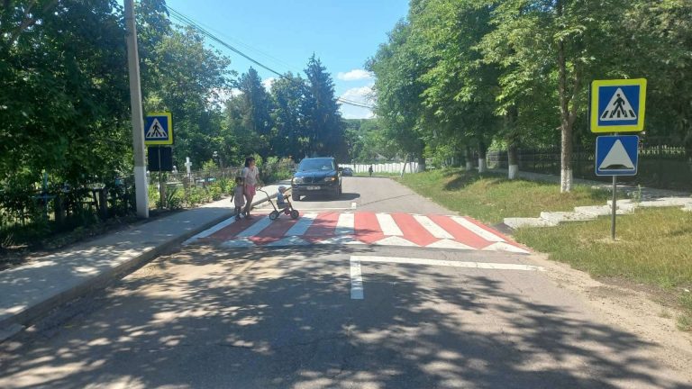 На дорогах страны установили более сотни приподнятых пешеходных переходов 