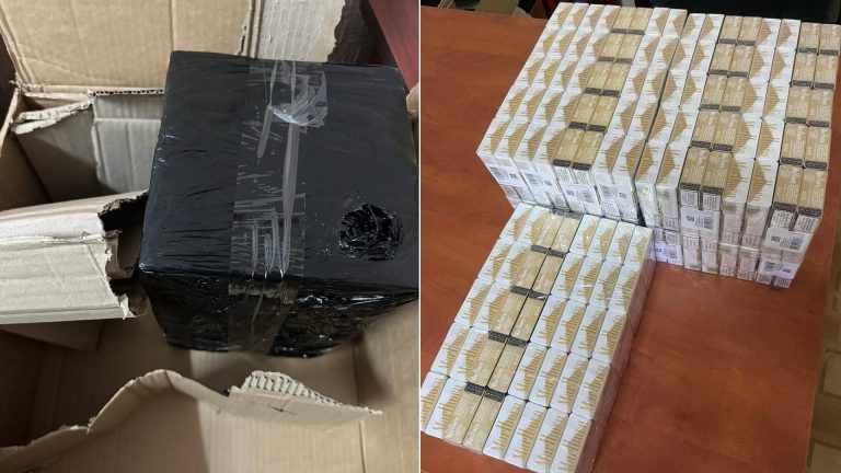 На КПП в Кагуле таможенники нашли у водителя крупную партию сигарет На КПП в Кагуле таможенники нашли у водителя крупную партию сигарет