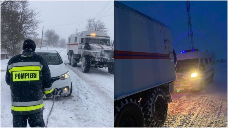 /Фото/ Снегопад в Молдове: Спасатели вмешались в 182 чрезвычайные ситуации /Фото/ Снегопад в Молдове: Спасатели вмешались в 182 чрезвычайные ситуации