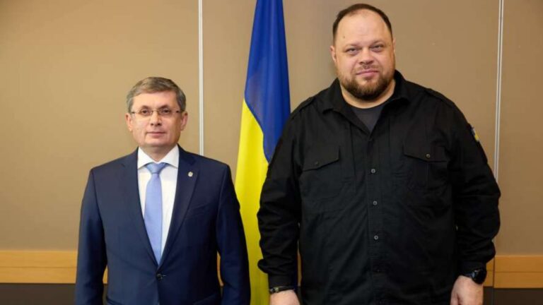 Председатель Верховной Рады Украины выступит сегодня на заседании парламента Молдовы