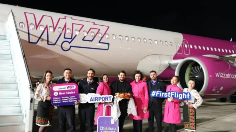 После перерыва компания Wizz Air совершила первый рейс в Кишинев