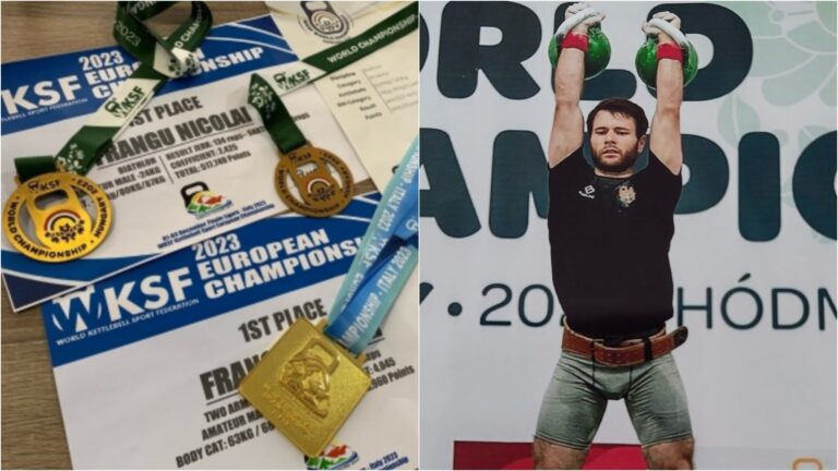 /Видео/ Гагаузский спортсмен стал двукратным чемпионом Европы по гиревому спорту 