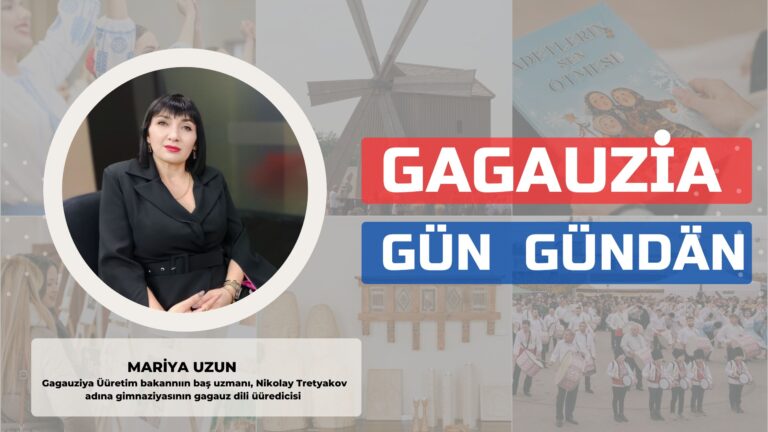 MARİYA  UZUN Gagauziya Üüretim bakannıın baş uzmanı,  Komrat kasabasının  Nikolay Tretyakov adına  liţeyin  gagauz  hem rumın dili üüredicisi