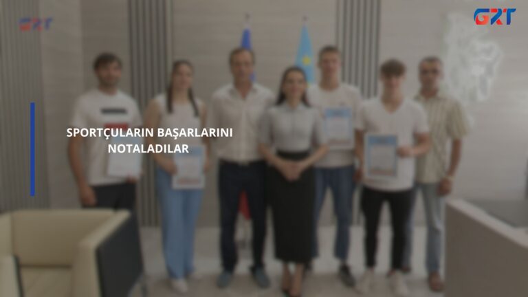 SPORTÇULARIN BAŞARLARINI NOTALADILAR 