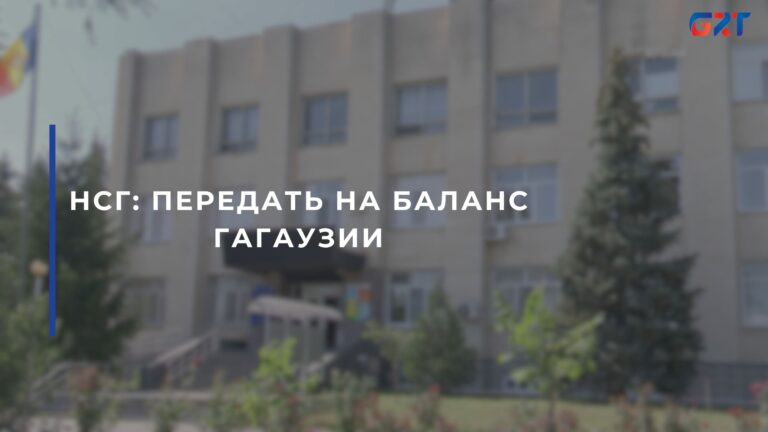 НСГ: ПЕРЕДАТЬ НА БАЛАНС ГАГАУЗИИ