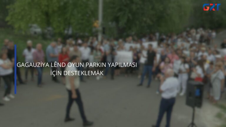 GAGAUZİYA LȆND OYUN PARKIN YAPILMASI İÇİN DESTEKLEMÄK